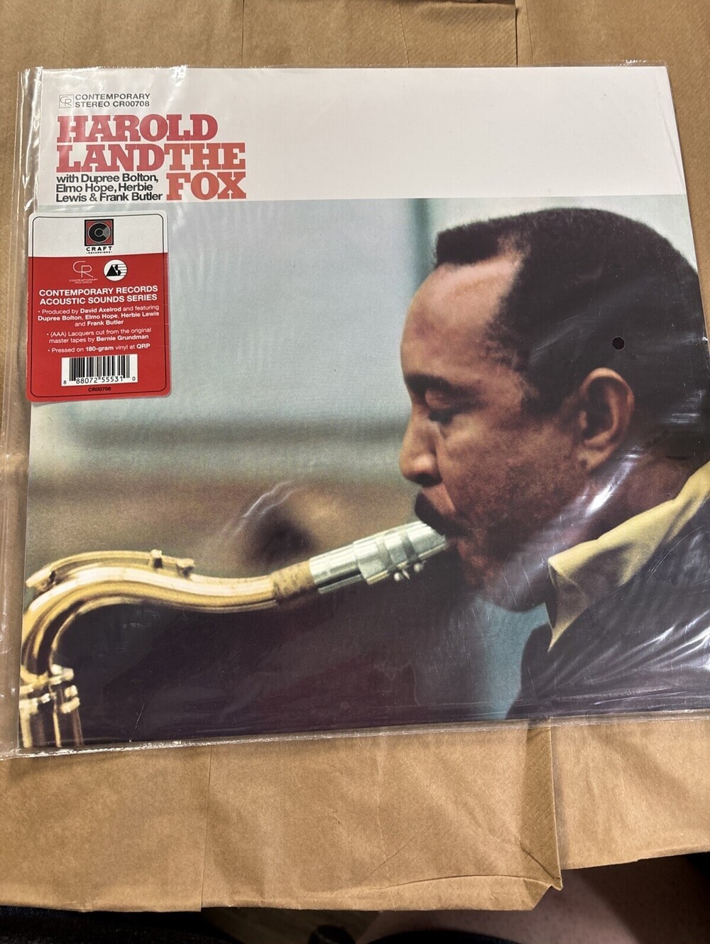 Harold Land - "The Fox" Acoustic Sounds (New Vinyl Record)
